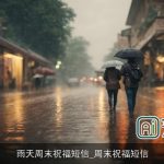 雨天周末祝福短信_周末祝福短信