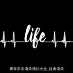青年杂志语录摘抄大全_经典语录