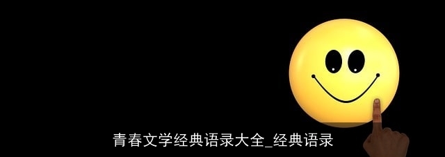 青春文学经典语录大全_经典语录