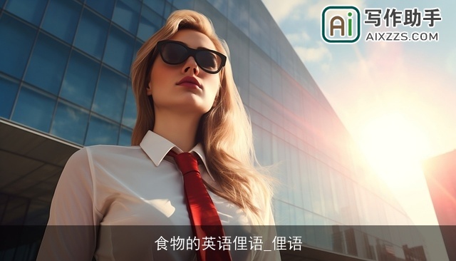 食物的英语俚语_俚语