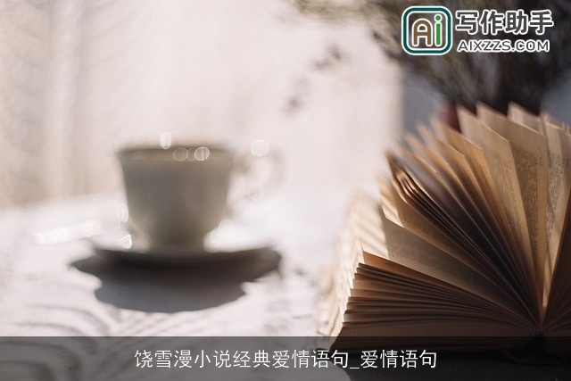 饶雪漫小说经典爱情语句_爱情语句
