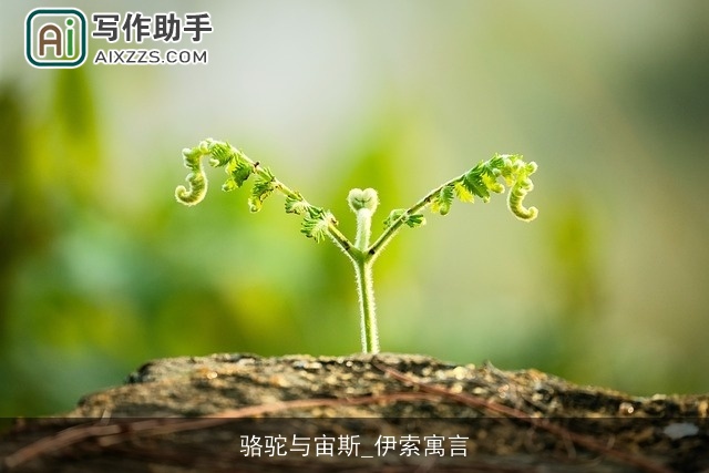 骆驼与宙斯_伊索寓言