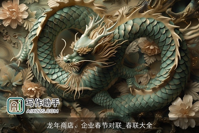 龙年商店、企业春节对联_春联大全