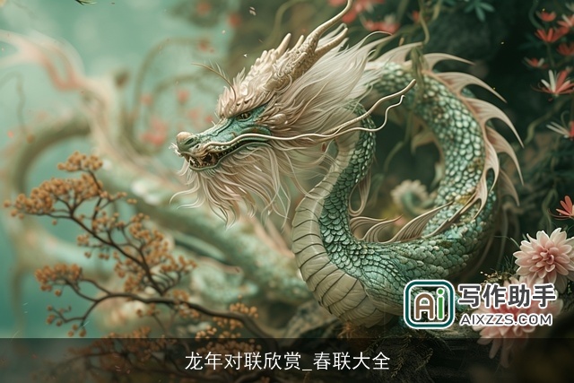 龙年对联欣赏_春联大全