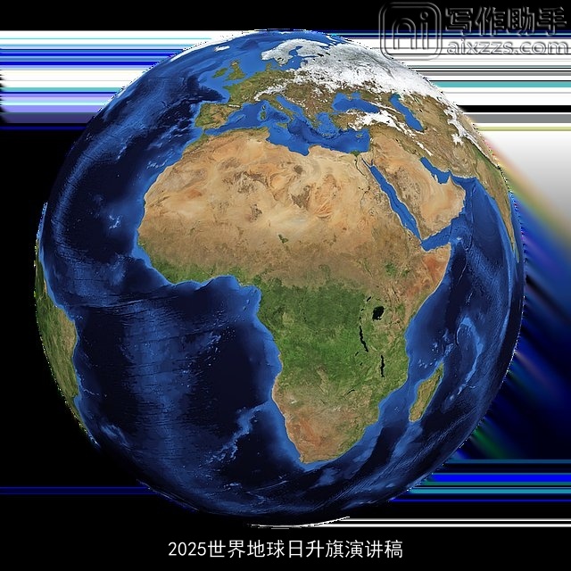 2025世界地球日升旗演讲稿