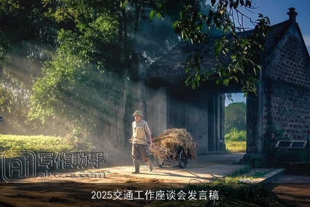 2025交通工作座谈会发言稿