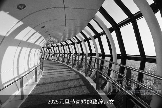 2025元旦节简短的致辞范文
