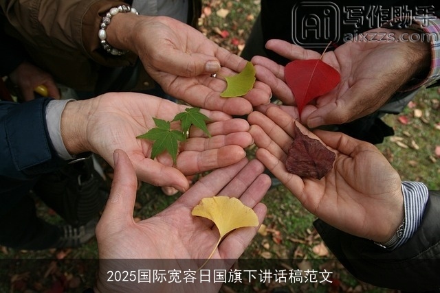 2025国际宽容日国旗下讲话稿范文