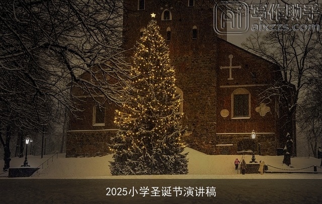 2025小学圣诞节演讲稿