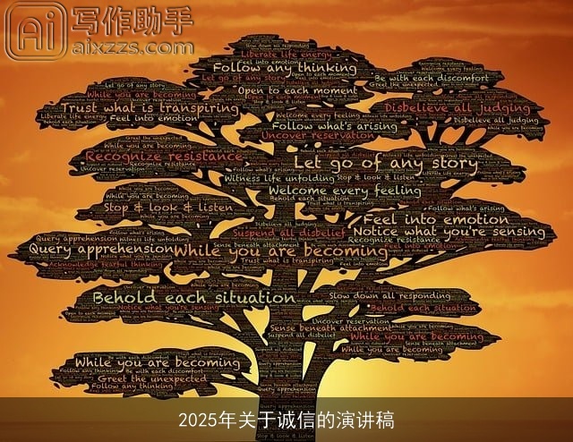 2025年关于诚信的演讲稿