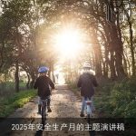 2025年安全生产月的主题演讲稿
