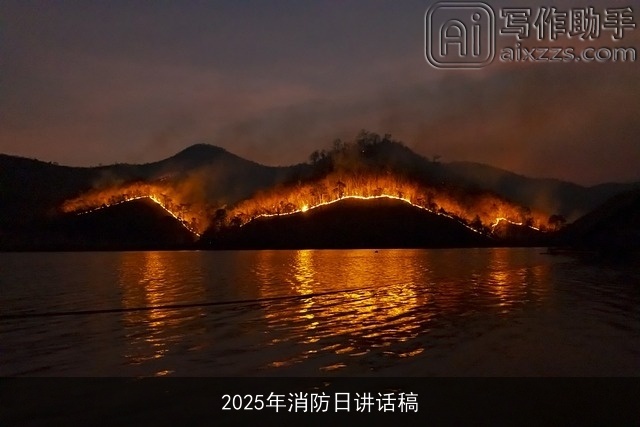 2025年消防日讲话稿