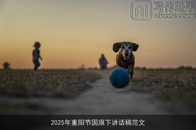 2025年重阳节国旗下讲话稿范文