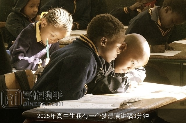 2025年高中生我有一个梦想演讲稿3分钟