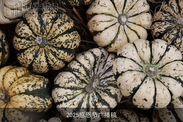 2025感恩节广播稿