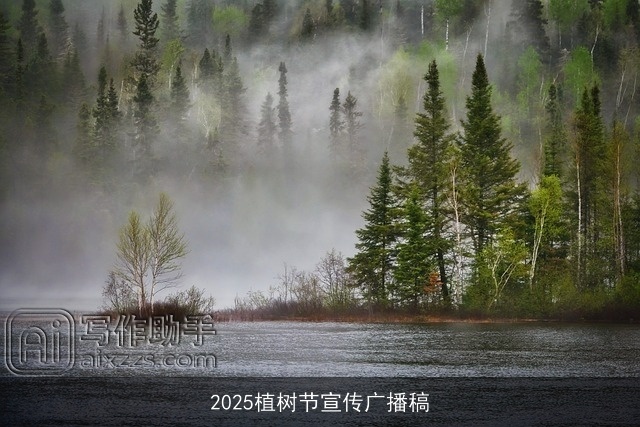 2025植树节宣传广播稿