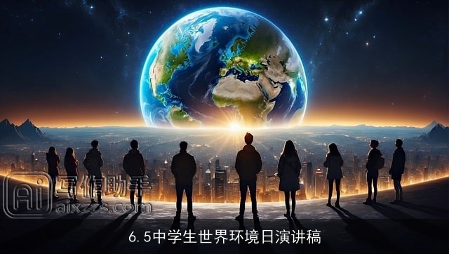 6.5中学生世界环境日演讲稿