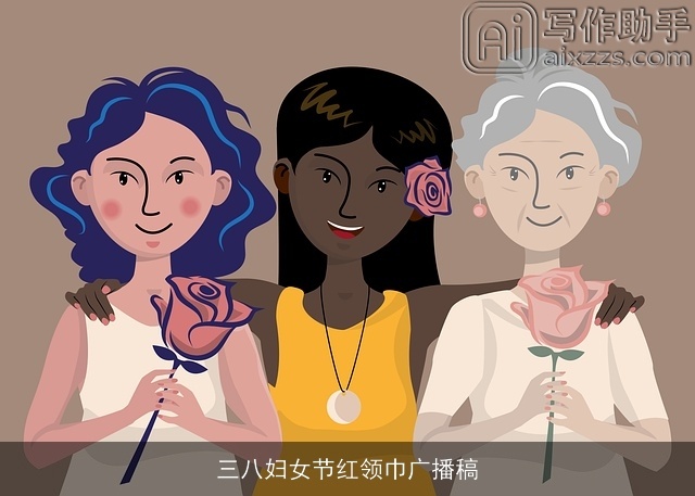 三八妇女节红领巾广播稿