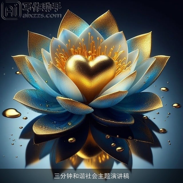 三分钟和谐社会主题演讲稿