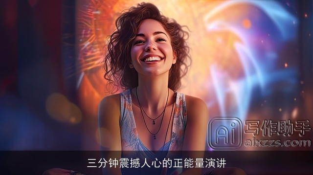 三分钟震撼人心的正能量演讲