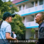 个人师德师风优秀演讲稿