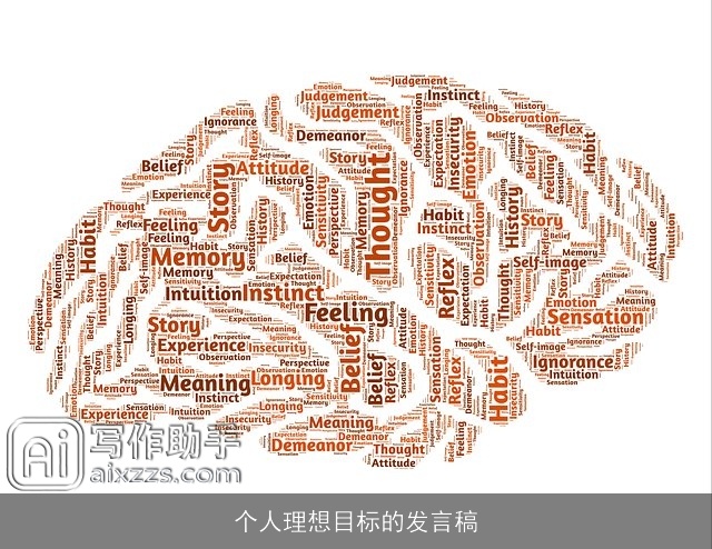 个人理想目标的发言稿