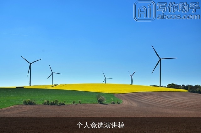 个人竞选演讲稿