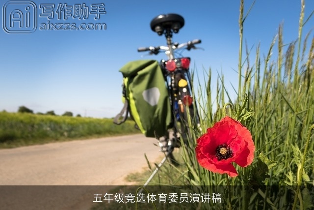 五年级竞选体育委员演讲稿