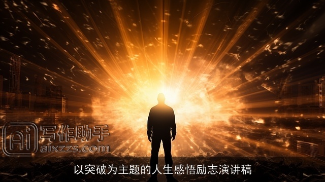 以突破为主题的人生感悟励志演讲稿