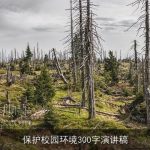 保护校园环境300字演讲稿