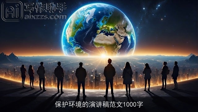 保护环境的演讲稿范文1000字