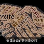 值日班长的竞选稿500字