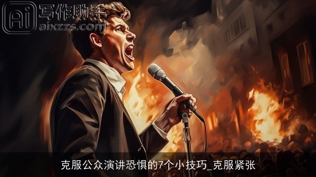 克服公众演讲恐惧的7个小技巧_克服紧张