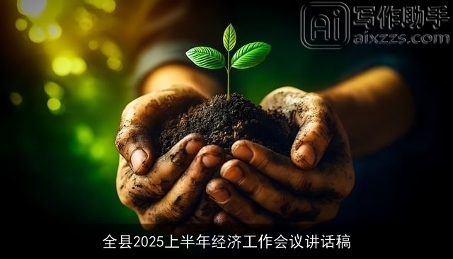 全县2025上半年经济工作会议讲话稿