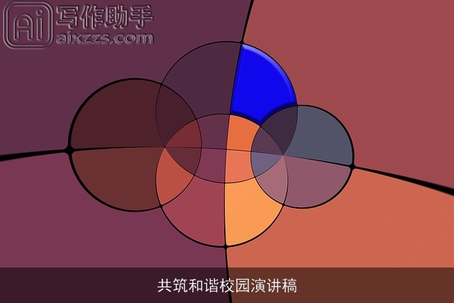 共筑和谐校园演讲稿