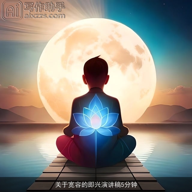 关于宽容的即兴演讲稿5分钟