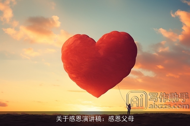 关于感恩演讲稿：感恩父母