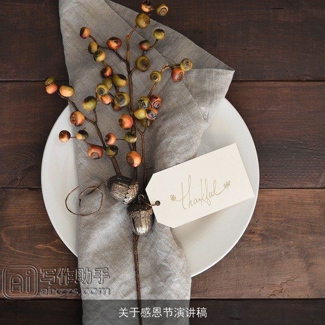 关于感恩节演讲稿