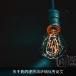关于我的理想演讲稿优秀范文