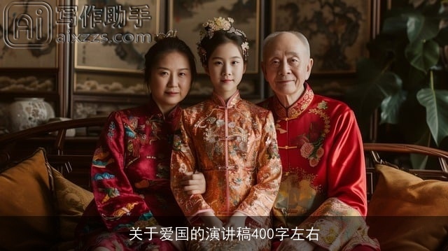 关于爱国的演讲稿400字左右