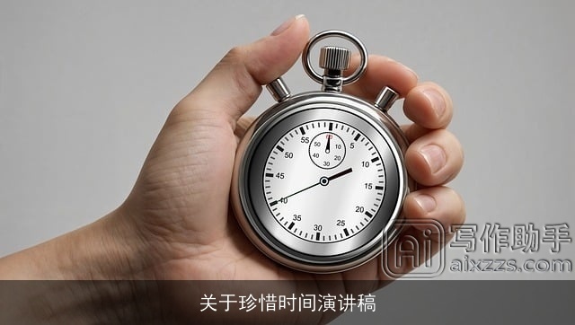 关于珍惜时间演讲稿