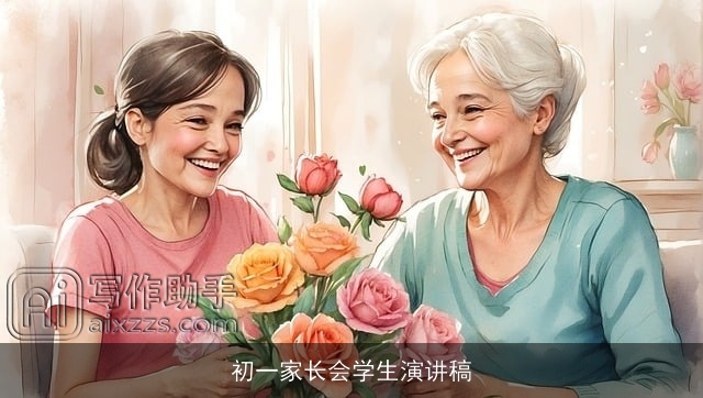 初一家长会学生演讲稿