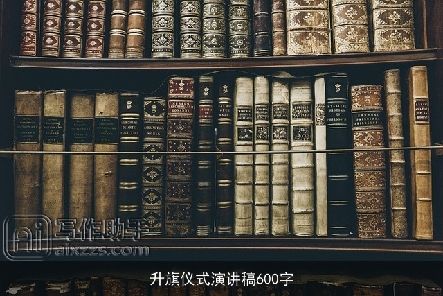 升旗仪式演讲稿600字