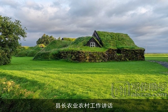 县长农业农村工作讲话
