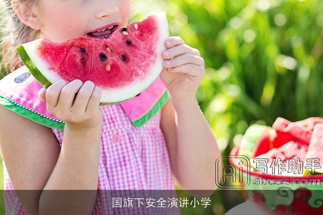 国旗下安全演讲小学