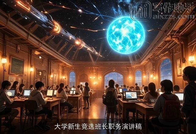 大学新生竞选班长职务演讲稿