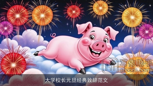 大学校长元旦经典致辞范文