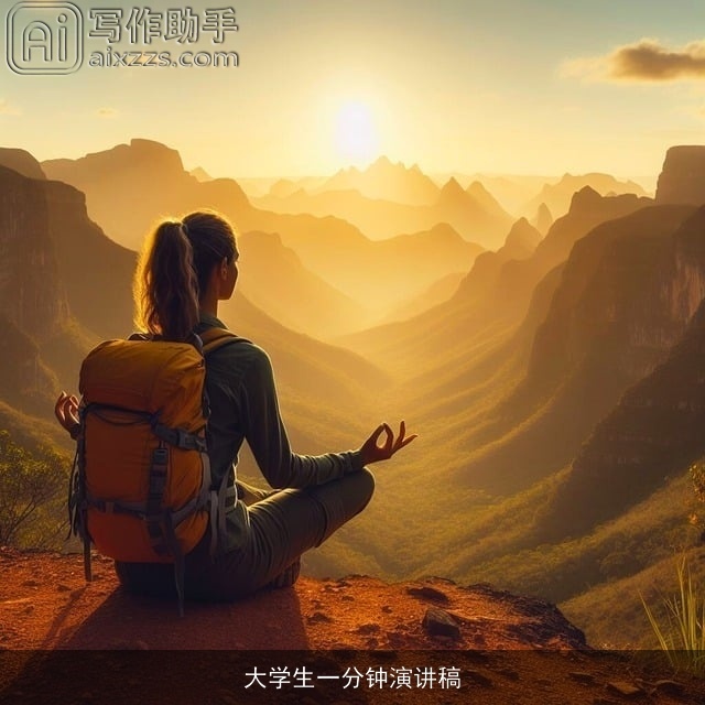 大学生一分钟演讲稿