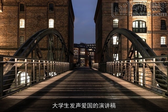 大学生发声爱国的演讲稿
