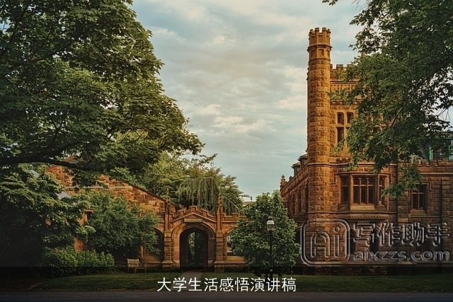 大学生活感悟演讲稿